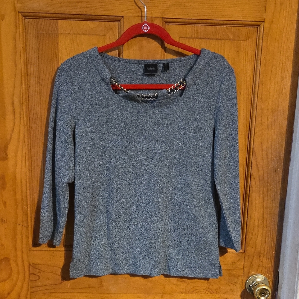 Rafaella Heather Gray Sweater